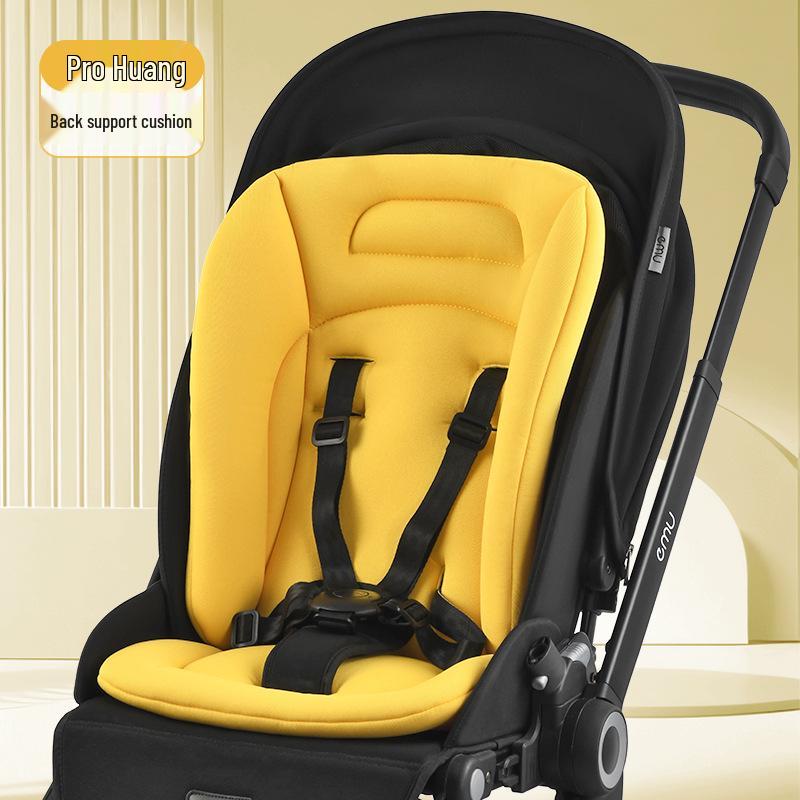 Stroller Spine Support Cushion: Thick Padded Baby Seat for High Chairs, All-Season Comfort