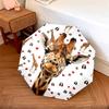 1 PC Automatic Folding Umbrella - Cartoon Animals Pattern, Portable & Foldable Design with 8 Ribs, Christmas Birthday Gifts