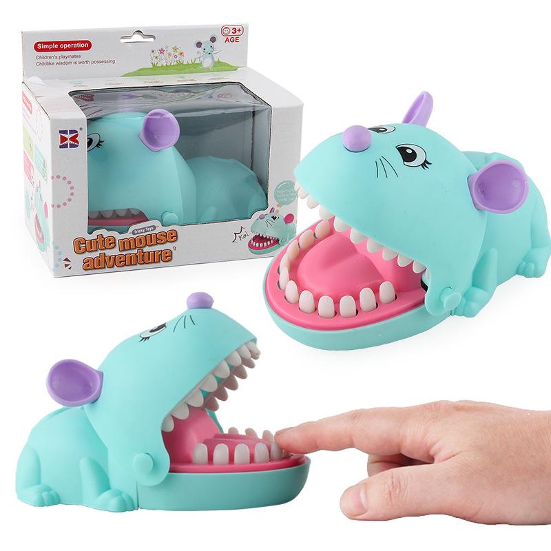 

Finger-Biting Mouse Game: Interactive Prank Toy for Kids and Parents.