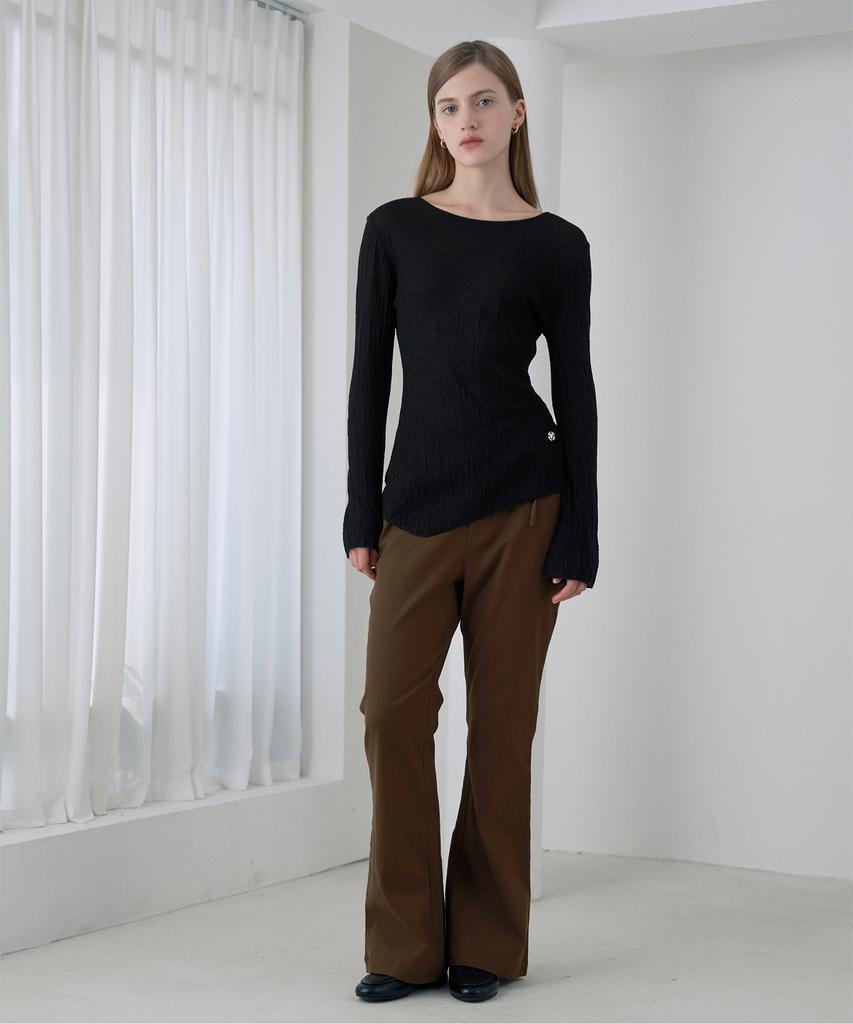 JUCYJUDY Boat Neck Knit Pullover Jzkt021D