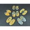 15X27-14X31MM Natural Maligano Jasper Oval Cabochon Loose Gemstone 6Pair Lot C-3952
