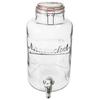 Large Glass Beverage Dispenser with Tap 6.7L