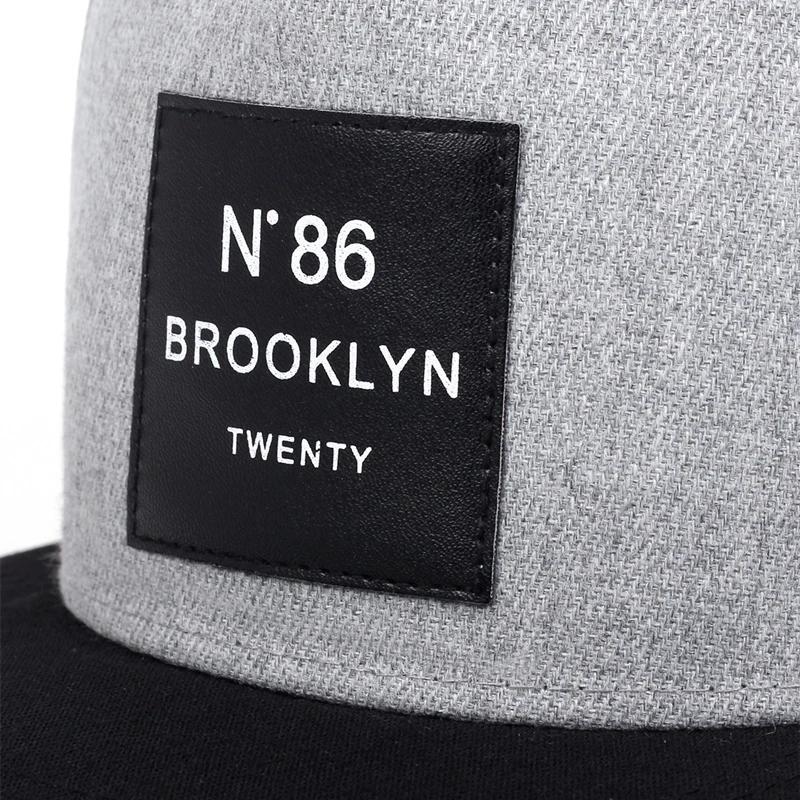 Men and Women BROOKLYN Baseball cotton adjustable Snapback Hat Leather label N86 Hip Hop Caps Sun Hat Unisex Trucker Hats