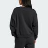 Adidas Originals Embellished Logo Crewneck Sweatshirt Women Tops Black IT9662