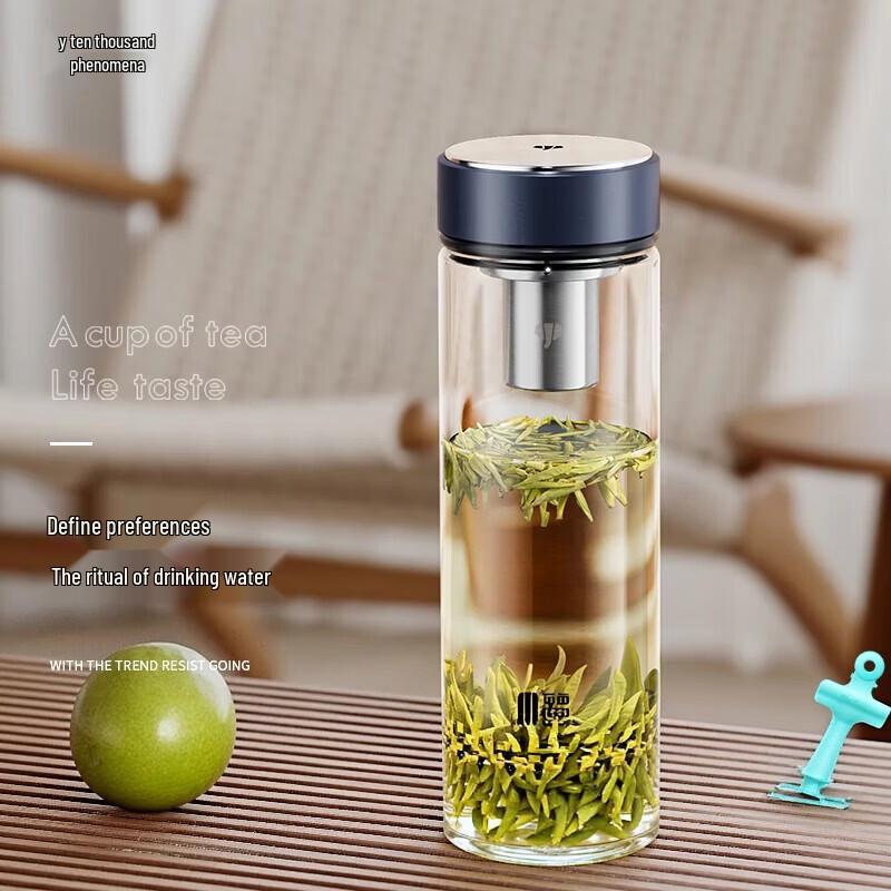 Vanward Premium Borosilicate Glass Tea Tumbler