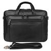 Vintage  Luxury Designer Men Briefcase Laptop Bag Crazy Horse Leather Male Briefcase Bag Business Handbags Thick Cowksin