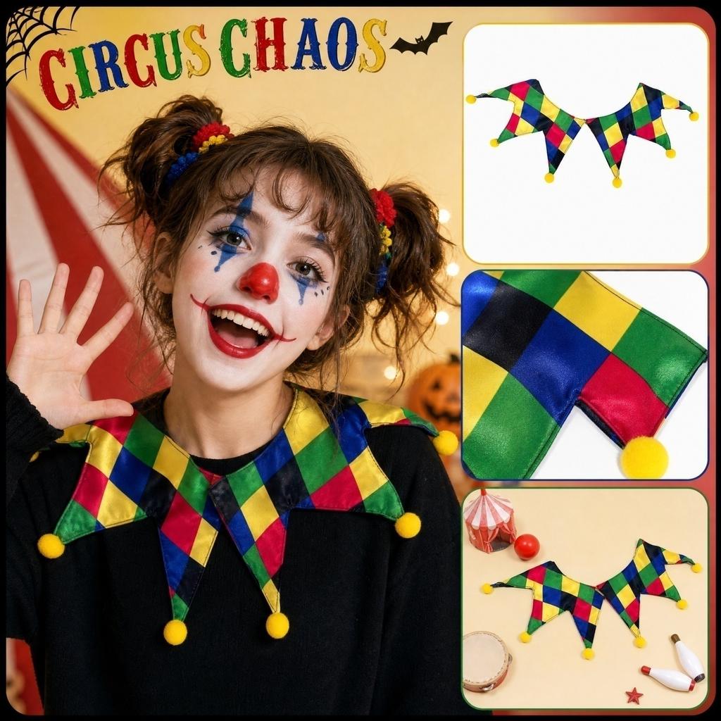 Halloween Costume Collar and Accessories Set for Funny Role Play Theme