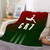 Football Star C-CR Blanket Warm And Soft Suitable For Bedroom Living Room Sofa Bed Office Travel Camping