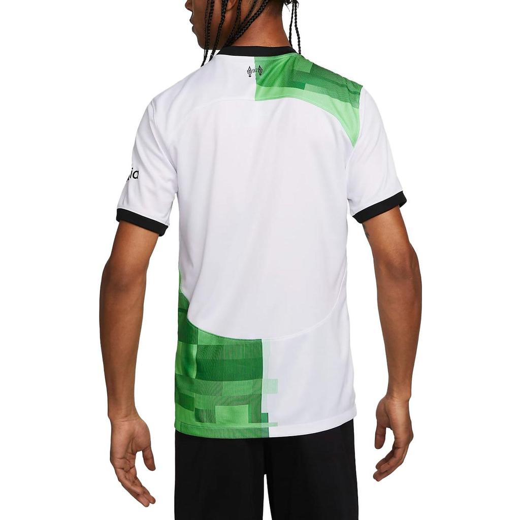 Nike Liverpool FC 23/24 Stadion Auswärts-Trikot 'Weiß Grün' Herren DX2690-101