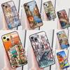 Travel Italy Street Venice Phone Case For iPhone 16 Pro Max 16e 12 13 Mini 11 14 15 Pro Max XR 15 16 Plus Cover Shell