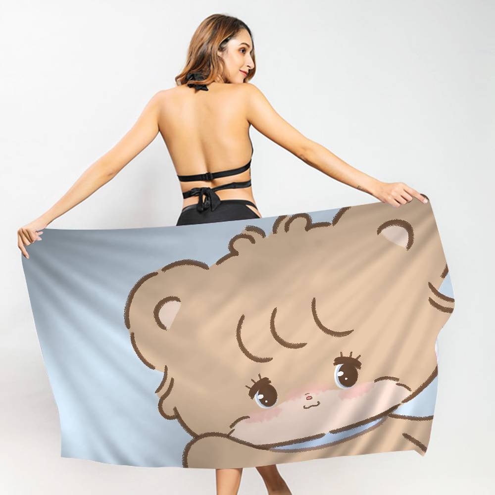 Popular Artist M-Mikko Big Microfiber Beach Towels Quick Dry Towel Sand Beach Towels Pool Towel for Travel Swim Pool Yoga