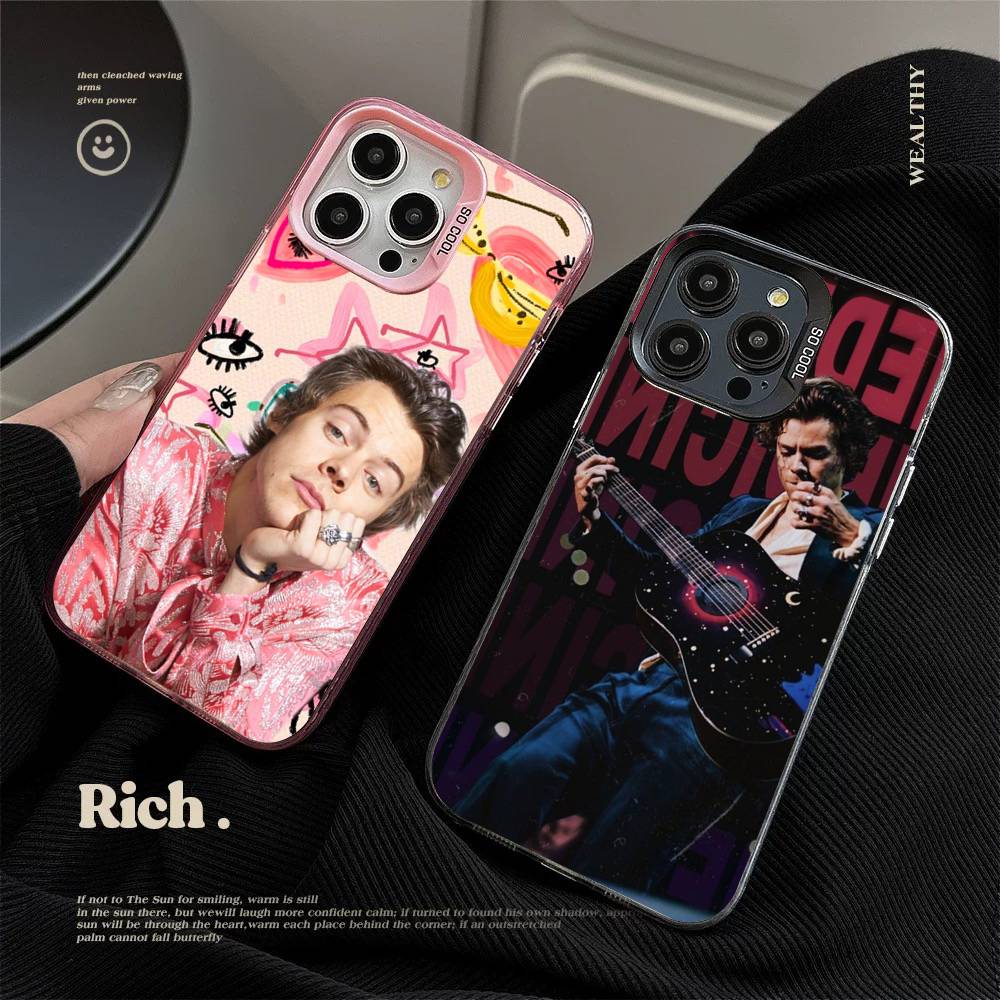 Pop Singer Harry Styles Colorful Phone Case For IPhone 17 16 15 14 13 12 11 Pro Max Plus Matte Cover