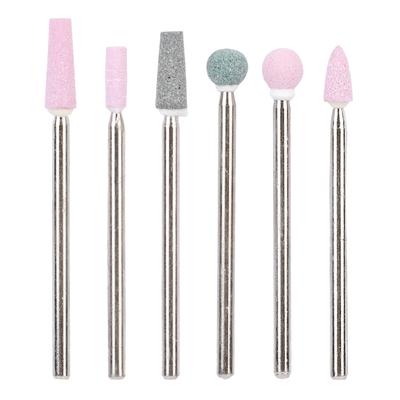 6pcspack Stainless Steel Nail Art Drill Bit Kit Nail Drill Accessories Manicure Tool JG#5