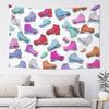 Wall Hanging for Living Room Pink Leaves Camo Tapestrys Home Decor Soft Aesthetic Tapestries Hanging Decor Blanket Wall Tapestry