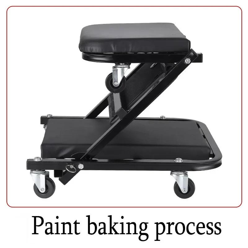 Car Maintenance Mat Car Mechanical Workshop Board Automotive Mechanical Workshop Tools Car Creeper Seat With Folding Cushion Pad