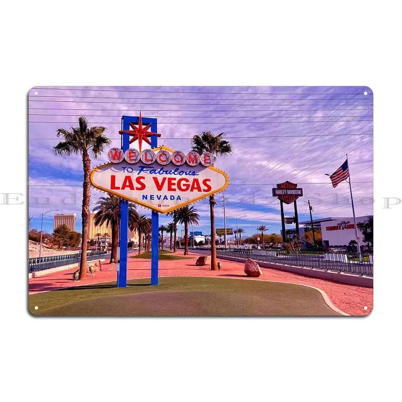 Las Vegas Metal Plaque Wall Cave Club Wall Custom Designer Design Pub Tin Sign Poster