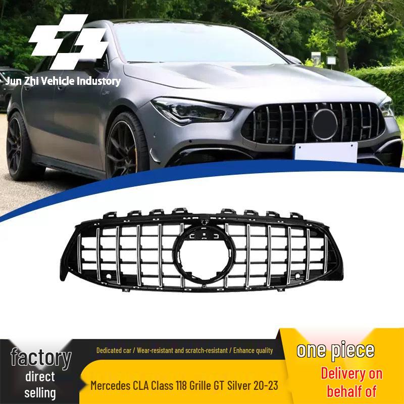 2020-2023 Mercedes-Benz CLA-Class W118 GT Silver Front Grille Replacement