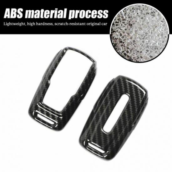 

Carbon Fiber Key Fob Cover Case Protector Shell For Dodge Ram 1500 18+Accessorie