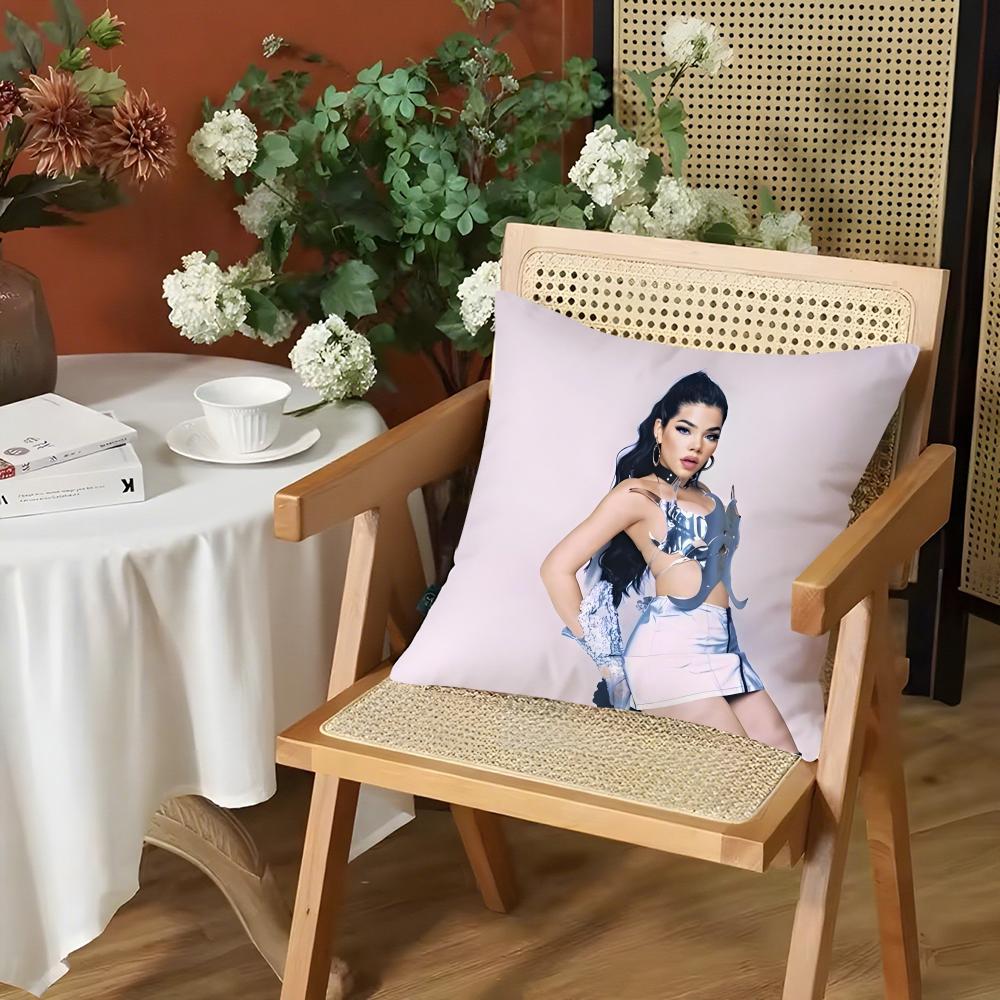 Singer KKenia OS Cushion Cover Silky Short Plush Invisible Zipper Dustproof Sofa Pillow Case for Home Decor