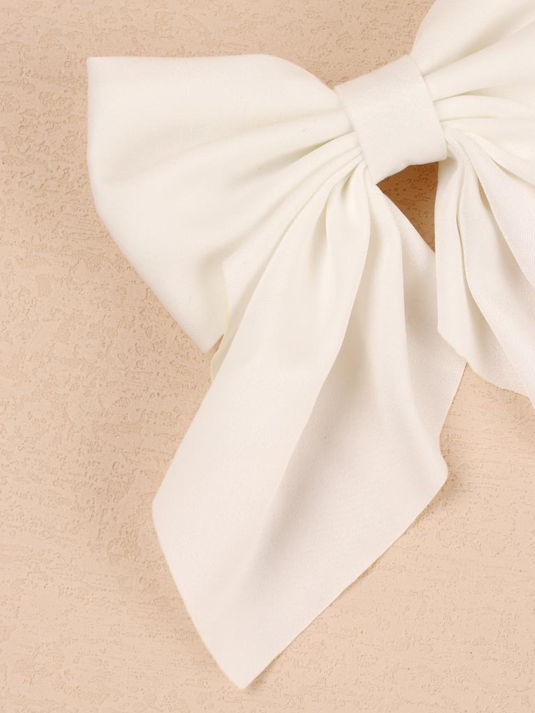New Large Bows Hair Clip Solid Chiffon Hairpins for Girls Long Ribbon Hair Bow  Kids Barrettes Children Fashion Hair Accessories