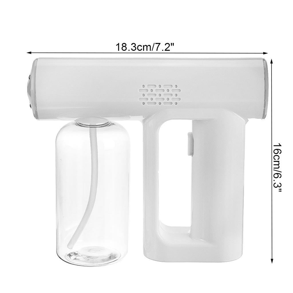 Wiederaufladbarer tragbarer kabelloser USB-Nano-Desinfektionssprüher Vernebler Sprühgerät 13W 250ML