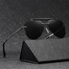 Trending Rimless Pilot Sunglasses Men Black UV400 HD Lens Eye Protection Fashion Sun Glasses Fishing