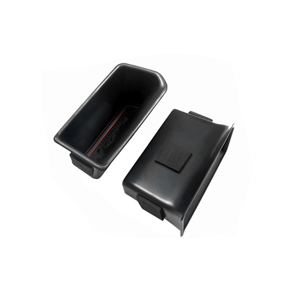 2pcs Rear/Front Door Armrest Storage Box Side Storage Box Door Handle Armrest Tray Organizer For Volkswagen Atlas 2017- Front Door