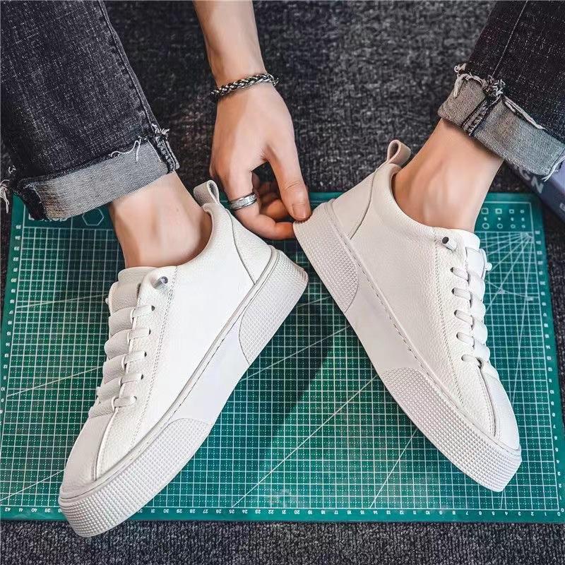 Men's shoes spring and autumn 2024 new sports and leisure board shoes men's autumn one-pedal comfortable men's shoes little white tide shoes