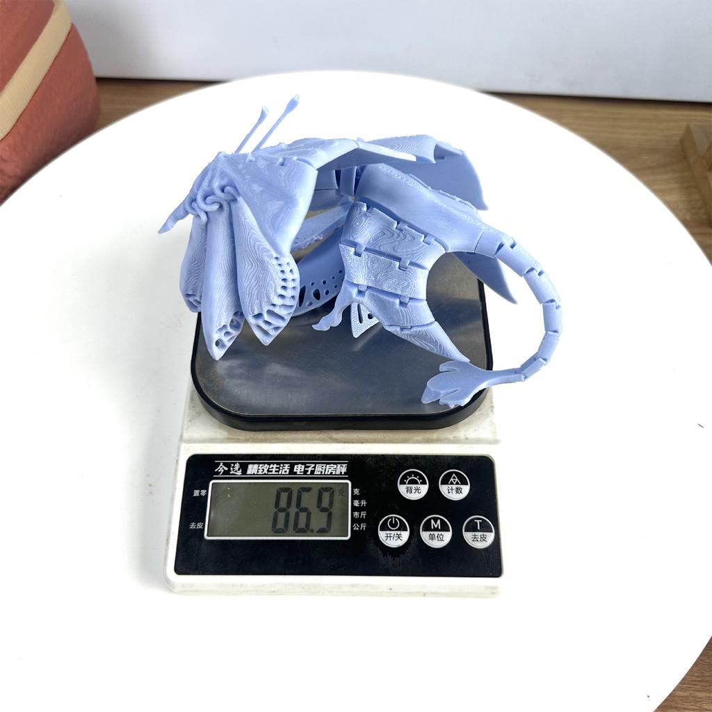 3D Printed Stress-relieving Toy With Movable Joints, Suitable For Desktop Display.