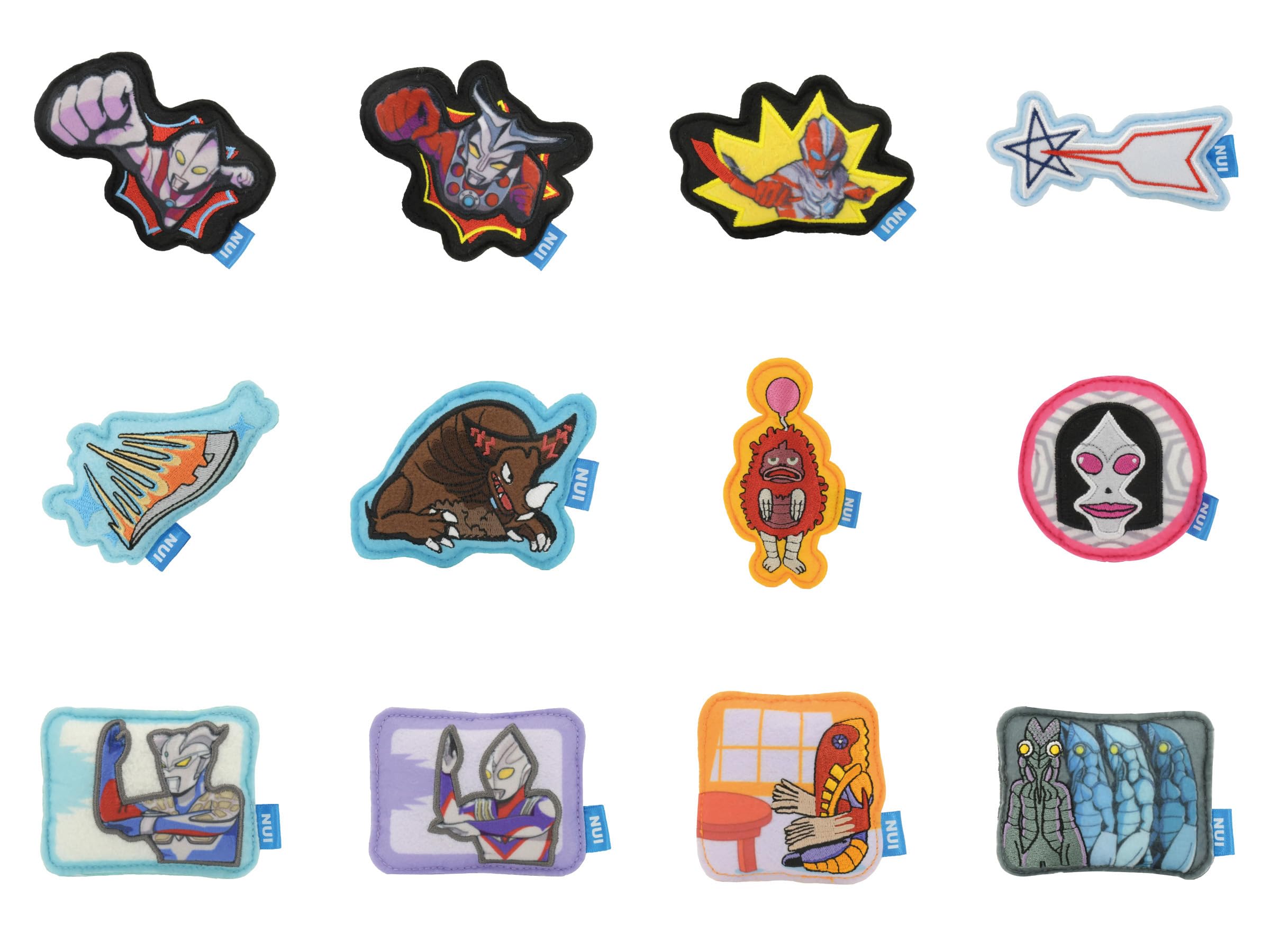 Булавки для шитья серии Ультрамен, Набор из 12 штук