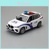 Model samochodu ze stopu 1:BMW X5 M Policyjny SUV w skali 32 z dźwiękiem i światłem dla dzieci