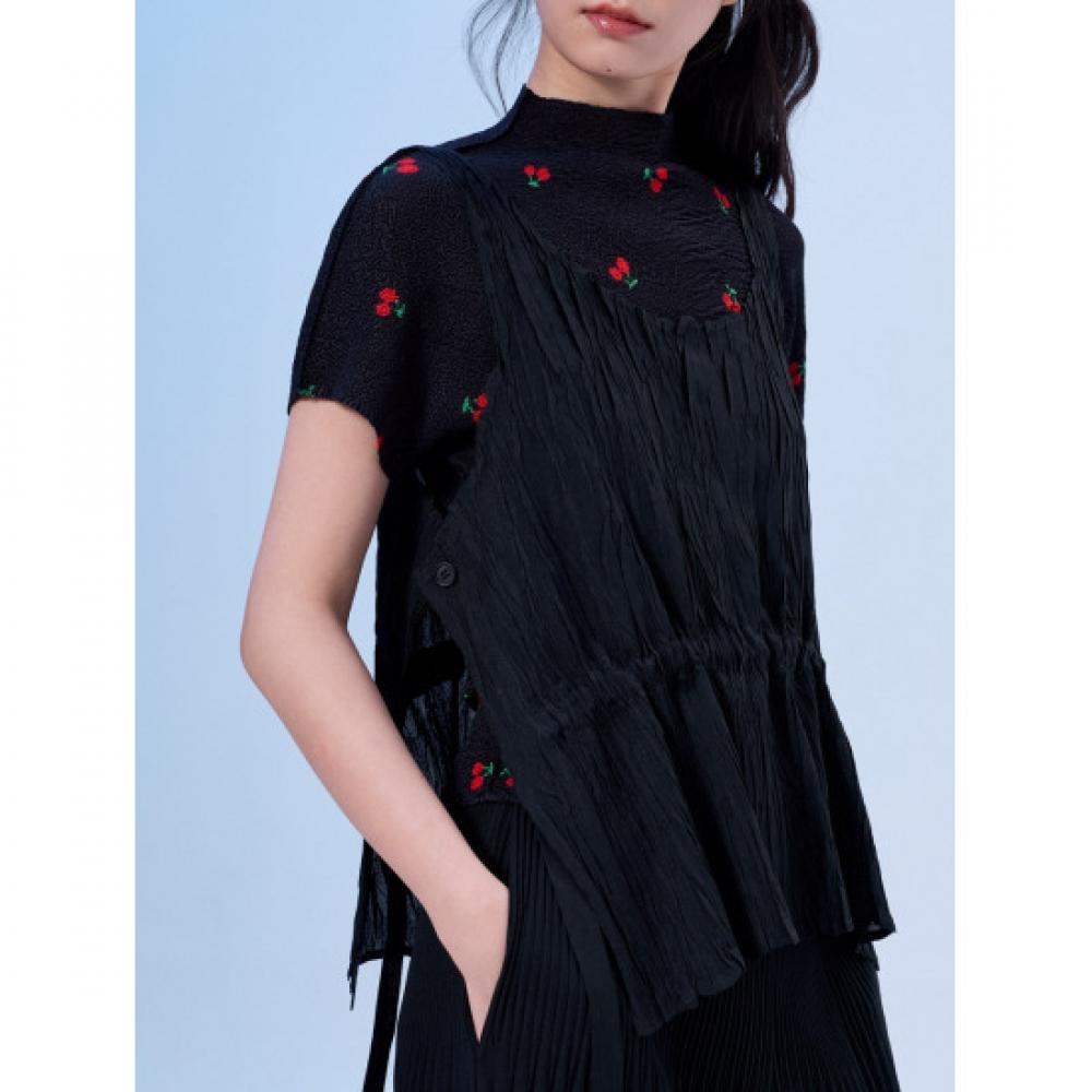 Lapli Flat Pleated Strap Vest Lpvtm026006