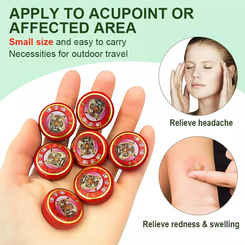 10Pcs Cooling Oil, Medicated Oil For Mosquito Repellent, Itch Relief, Heatstroke Prevention,Refreshing And Awakening,Anti-Dizziness Essential Oil