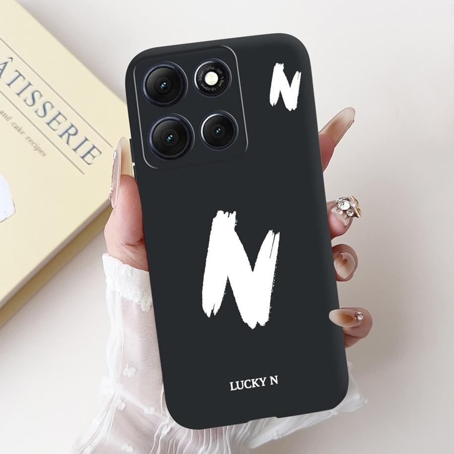For Motorola Moto G86 Power Case Cute Lucky Letters Crown Flower Soft Silicone Back Cover For Moto G56 G86 5G G86Power Protector