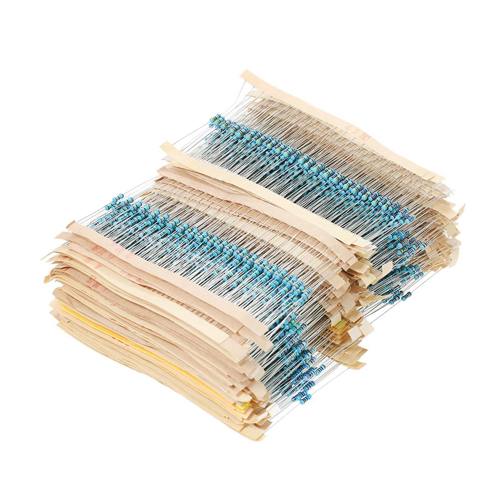 3120pcs 156 Values 1 Ohm To 10M Ohm 1 4W 1percent  Metal Film Resistors Assortment Kit Electronic Components
