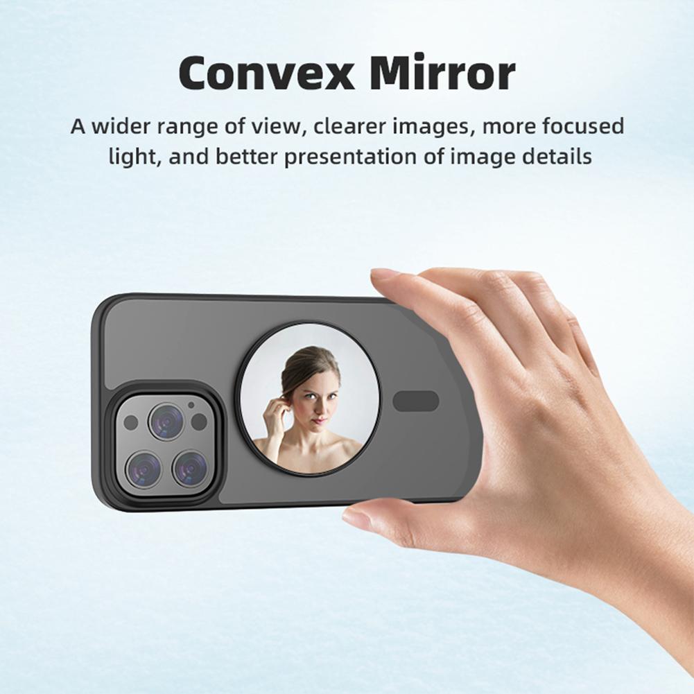 For Magsafe Cellphone Rear Camera Filter Magnetic Suction Selfie Mirror HD Reflective Selfie & Vlogging Phone Reference Mirror