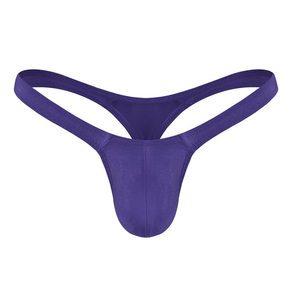 Low-rise Mens Underwear Polyester Slimming Soft Solid