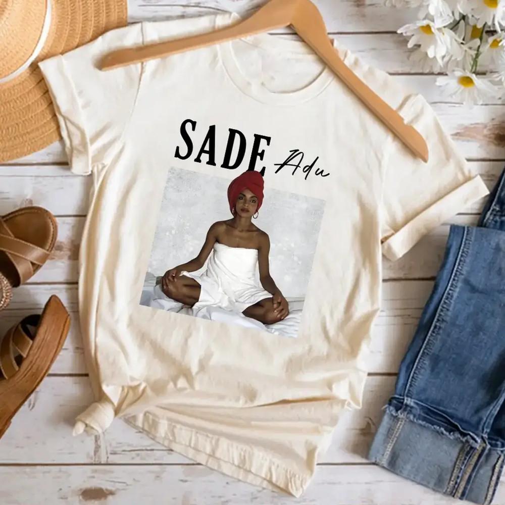 Vintage Sade Adu Musik T-shirt Kortärmad Alla Storlekar S till 5XL IL928 Unisex T-shirt