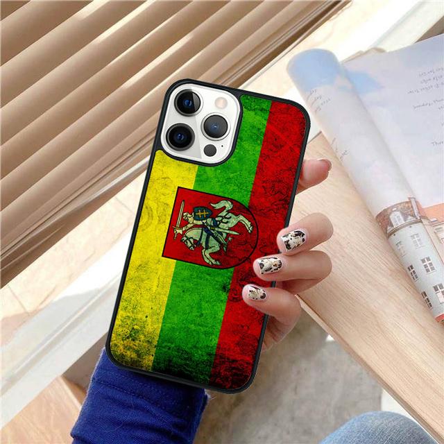 Lithuania Flag Phone Case Cover For iPhone 17 Air 16 15 14 13 12 Pro Max 11 Pro Max Plus Coque Shell
