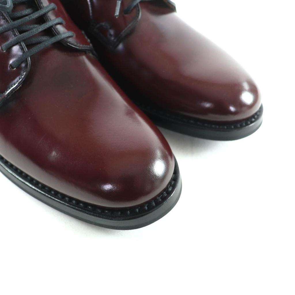 Excellent CHURCH'S Leather Shoes Shannon Burgundy Polished Binder Calf Women 35 Used
