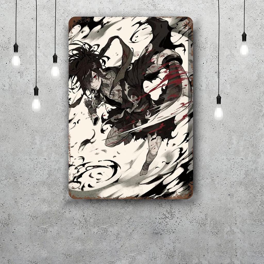 hyakkimaru anime Vintage Metal Tin Signs Posters Decor Retro Metal Plaque Wall Art Decor for Garage Bar