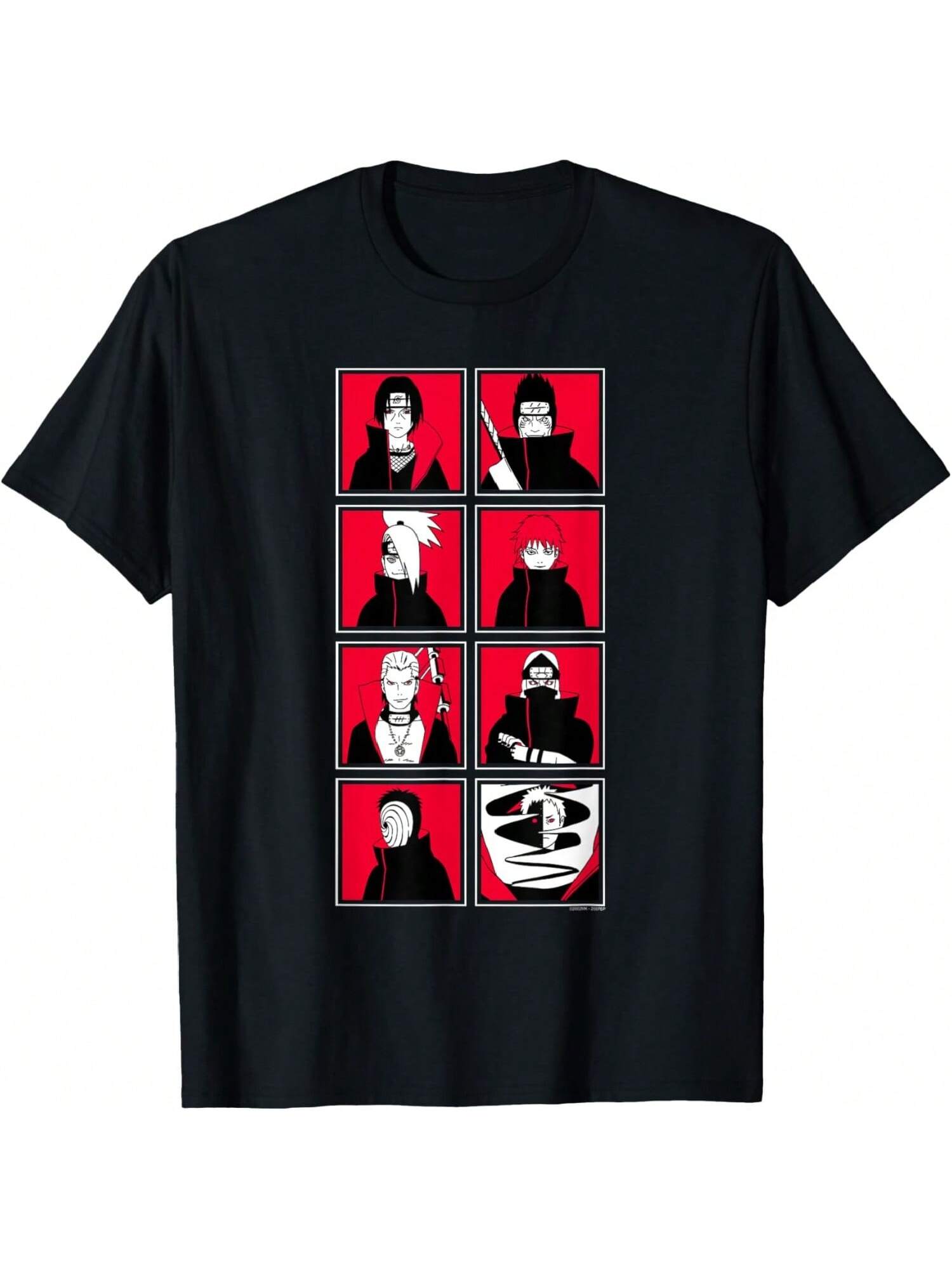 Ripple Junction X Narutos Shippuden Akatsukis Frames T-Shirt S разноцветный