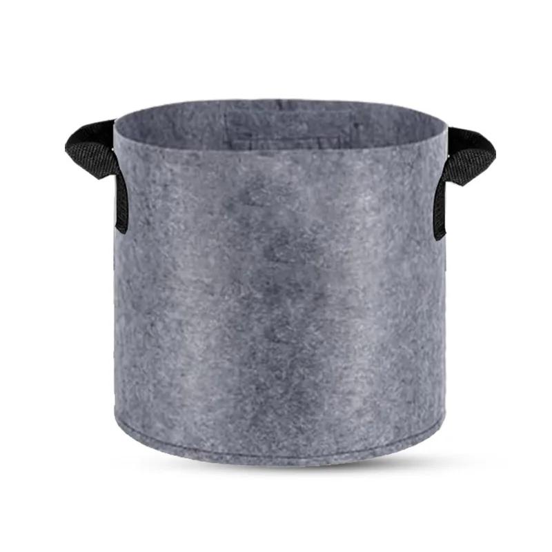 2026New 1Pcs Non-woven Plant Grow Bags Thickened Felt Fabric Plant Vegetable Seeding Grow Bags with Handle