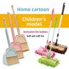 Cleaning Play Childrens Mop Set With Reusable Dustpan Flat For Tool Educational