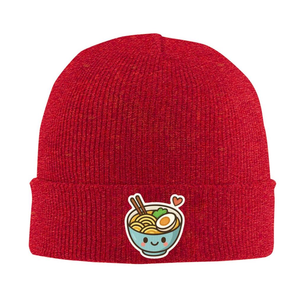 Kawaii RaUnisex Schüssel Warme Strickmütze Winter Strickmütze Mütze Beanie Hip Hop Caps für Unisex