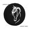 Horse Head Spare Wheel Tire Cover Wheel Protectors Cover for Truck Camping Travel Universal