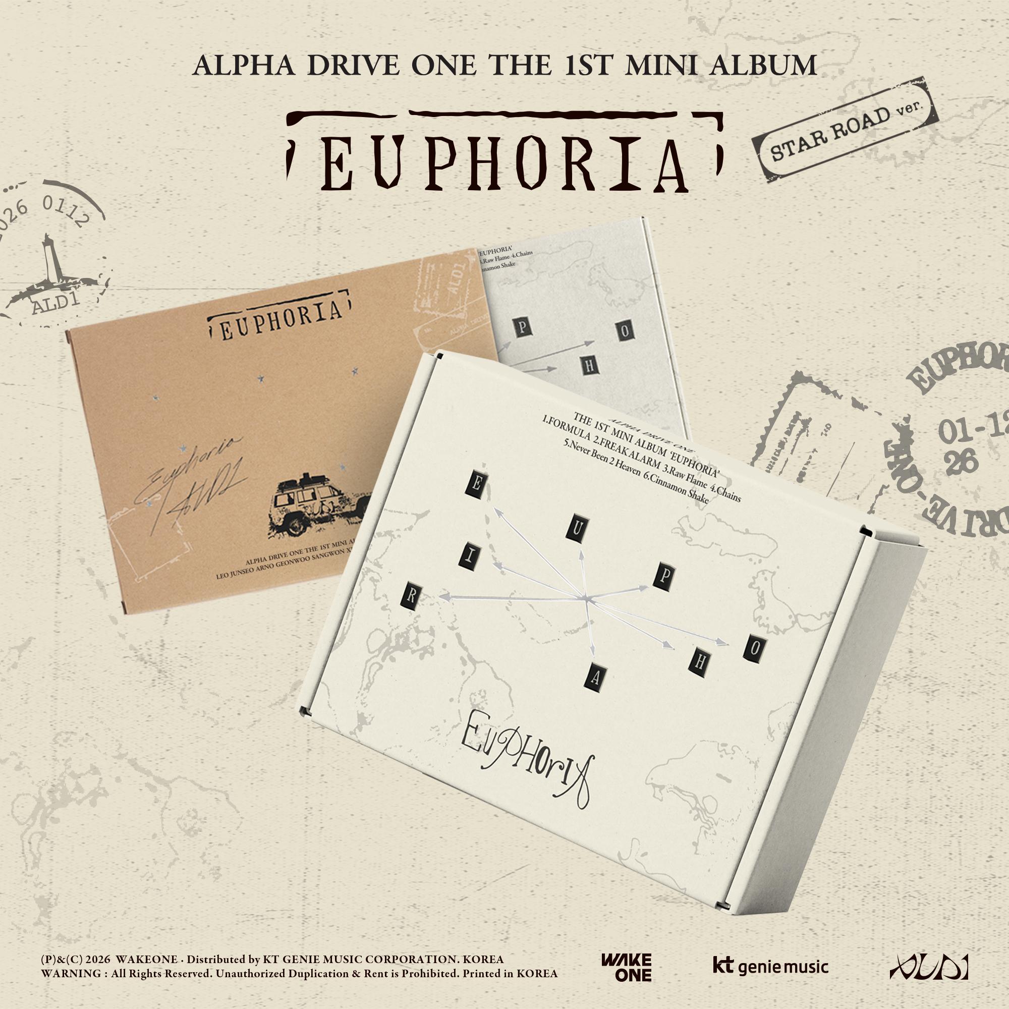 ALPHA DRIVE ONE THE 1ST MINI ALBUM [EUPHORIA] STAR ROAD Ver.