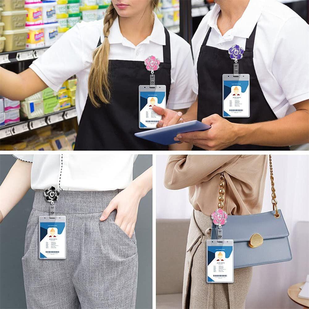 Jmenovka Nemocniční potřeby Navíjecí odznak Držák na odznak Zatahovací navíjecí odznak Spona na certifikát