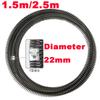 Electric Drill Drain Cleaner Machine Extension Spring 1.5m/2.5m Long Dia 22mm Sewer Dredging Pipe Cleaning Tool
