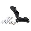 Suport Kijima pentru relocarea bordului pentru modele Sportster Modele Dyna Negru ('92-'11) / ('92-'05) - Turnare sub presiune / - Pachet de 2 - HD-01949